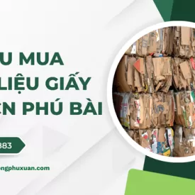 Thu mua phế liệu giấy tại KCN Phú Bài