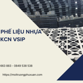 Thu mua phế liệu nhựa tại KCN Vsip