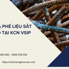 Thu mua phế liệu sắt giá cao tại KCN Vsip