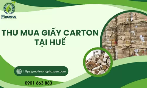 Thu mua giấy carton tại Huế