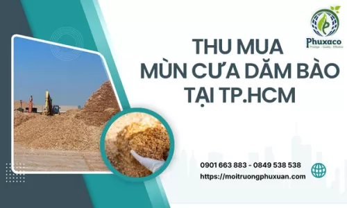 Thu mua mùn cưa dăm bào tại TP.HCM