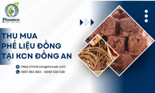 Thu mua phế liệu đồng tại KCN Đồng An
