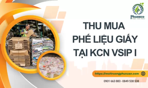 Thu mua phế liệu giấy tại KCN Vsip I