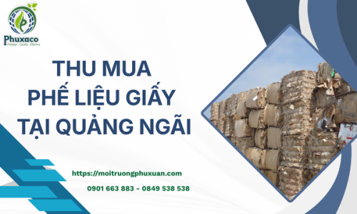 Thu mua phế liệu giấy tại Quảng Ngãi