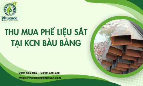 Thu mua phế liệu sắt tại KCN Bàu Bàng
