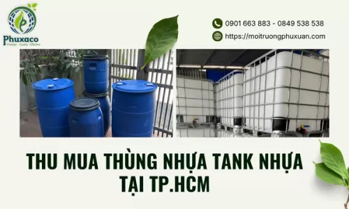 Thu mua thùng nhựa tank nhựa tại TP.HCM