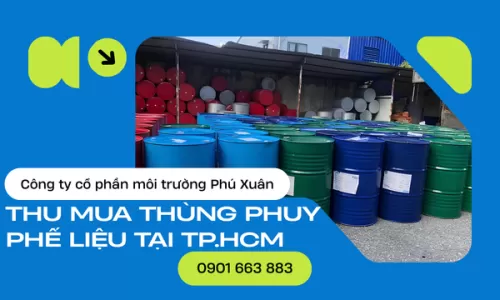 Thu mua thùng phuy phế liệu tại TP.HCM