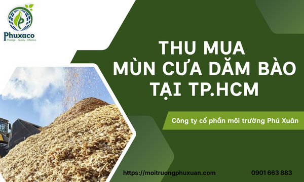 Thu mua mùn cưa dăm bào tại TP.HCM