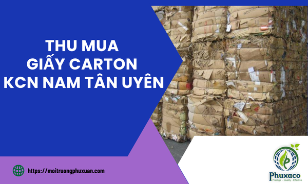 Thu mua giấy carton KCN Nam Tân Uyên