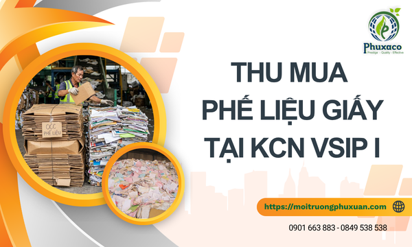 Thu mua phế liệu giấy tại KCN Vsip I