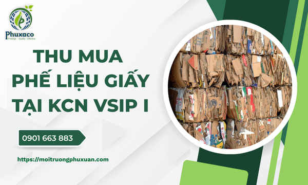 Thu mua phế liệu giấy tại KCN Vsip I