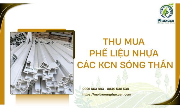 Thu mua phế liệu nhựa các KCN Sóng Thần