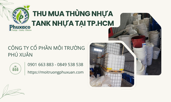 THU MUA THÙNG NHỰA TANK NHỰA TẠI TP.HCM