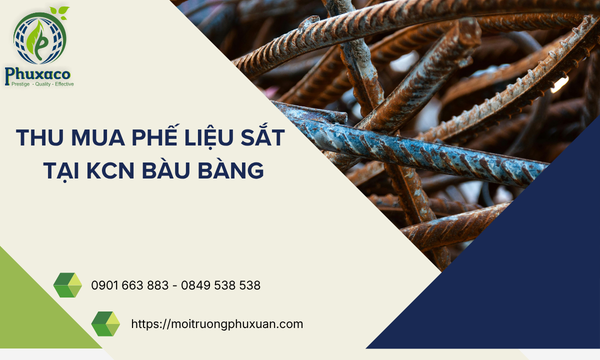 Thu mua phế liệu sắt tại KCN Bàu Bàng